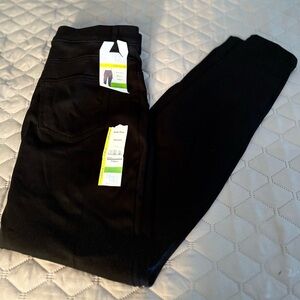 Black High Rise Stretch Jeggings Large